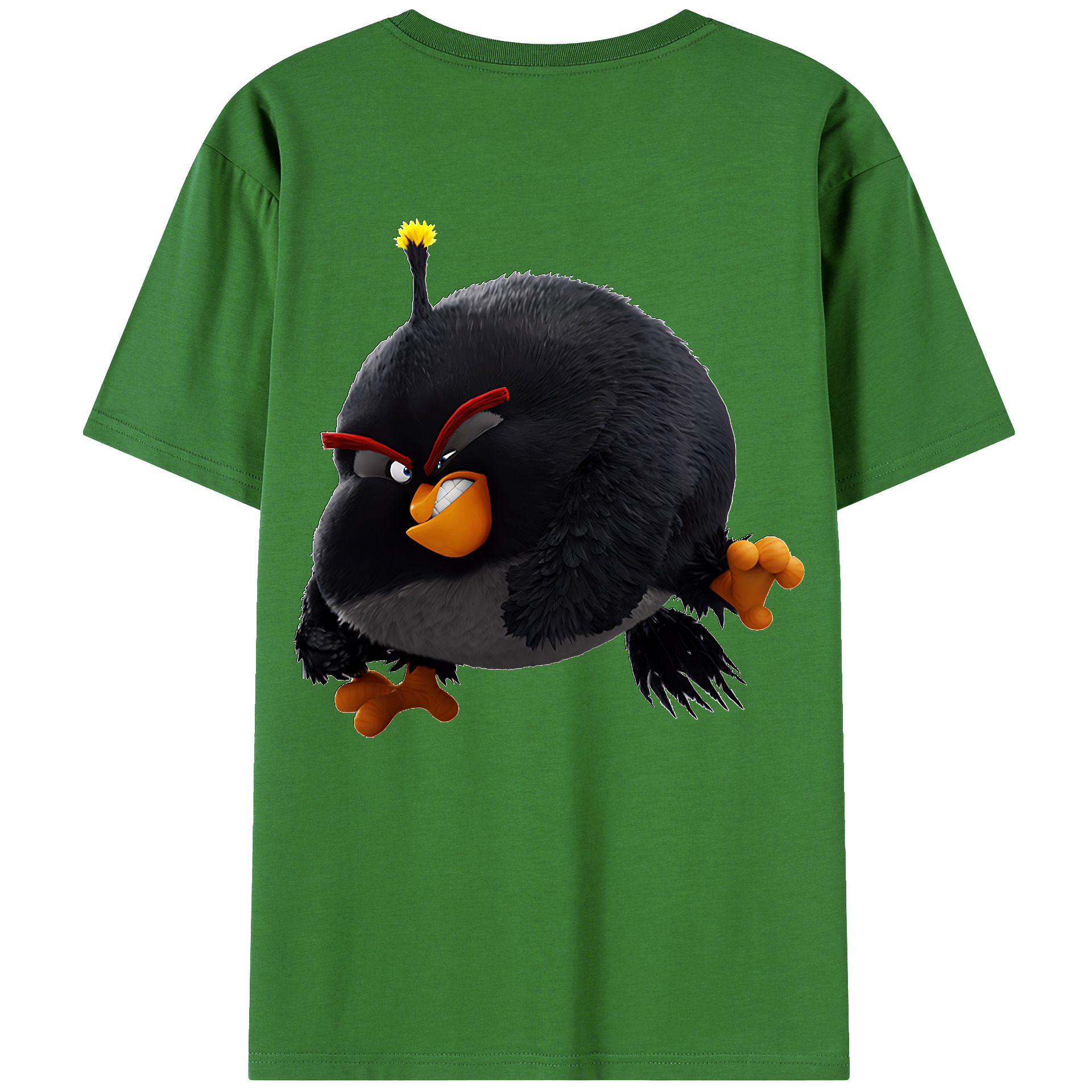 （画像用） Angry Birds アングリーバード レディース半袖Tシャツ(バックプリント)